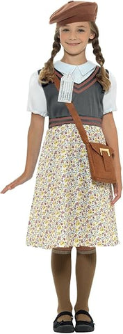 Smiffys Evacuee Girl Costume, Age 10-12 yrs, New but no original packaging, missing name tag
