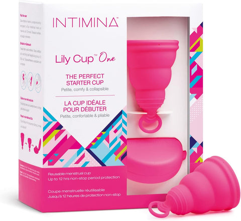 Intimina Menstrual Lily Cup One, pink, open box