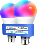 Meross Smart Bulb Alexa Light Bulb B22 - Multicolor LED Light Bulb- 2 Pack- new but opened box