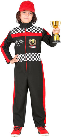 Widmann Formula 1 Driver Overall Childs Costume, size 140 (8-10YO) condition new, scruffy packaging