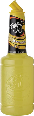 Finest Call Sweet & Sour, Premium Bar Essential, For Home Cocktail Making, 1 Litre best before 2/24 (ref e378, e373, e293, t18-1)