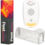 PestEvict, Dual Action Bundle includes Ultrasonic Mouse Repeller, open box