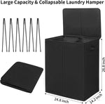 Chrislley 154L Laundry Basket, New but 12cm rip to the bottom fabric, not visible when basket standing, no original packaging