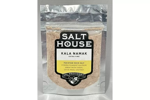 Extra Fine Kala Namak Pakistani Rock Salt in Pouch 60g, no best before dated stated (Ref E-48)