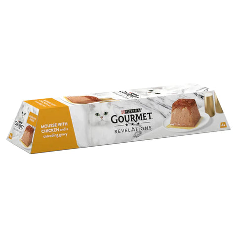 Gourmet Revelations Mousse with Chicken and a Cascading Gravy 4 x 57g (228g) - best before 10/25