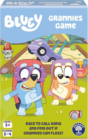 Orchard Toys Official Bluey Grannies Matching and Memory Game, New but open, scruffy box