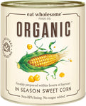 Eat Wholesome Organic in Season Sweetcorn 340g (Pack of 12), broken packaging , best before 9/27