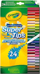 CRAYOLA SuperTips Washable Markers, new condition , damaged box