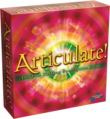Drumond Park Articulate Family Board Game, Used- very good, open, scruffy box