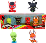 BANDAI Miraculous Ladybug And Cat Noir Kwami Surprise 4 Pack , new , scruffy packaging