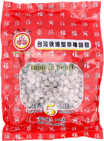 WuFuYuan Black Boba Tapioca Pearls 1kg- best before 15/07/24