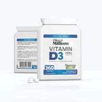 Millions Vit D3 1000iu - Best Before 02/24 - (REF G528)