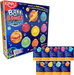 Zimpli Kids - 9 x Solar System Bath Bombs Gift Set New but 2 bombs damaged, scruffy box