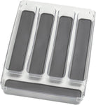 WENKO Drawer Insert/Cutlery Tray, Grey, transparent, 23 x 32,5 x 4,5 cm- new