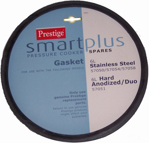 Prestige Smartplus Stainless Steel Pressure Cooker Spares, Gasket-Black- new