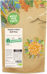 Wholefood Earth Organic Yellow Split Peas 3kg- best before 21/05/24- dirty/damaged label