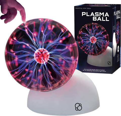 Thames & Kosmos Plasma Ball. Condition:used-good , scruffy open box , instruction manual missing , ( ref TT101)