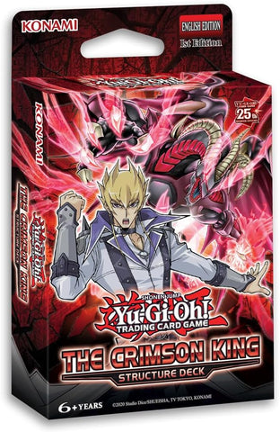 Structure Deck: The Crimson King, damaged/open box, sealed deck inside