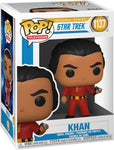 Funko POP! TV: Star Trek - Khan , new but slight dent on the box