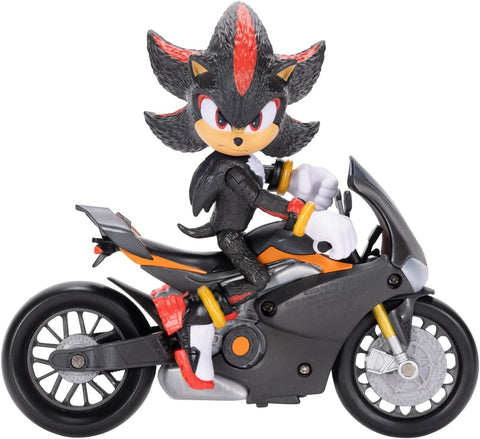 Sonic 3 MOVIE Sonic the Hedgehog Shadow Figure, New but 1 side of handlebar has broken, open packaging