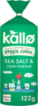 Kallo Salt & Vinegar Veggie Cakes, Lentil & Pea Single Pack  122g best before 10/07/25