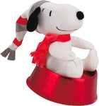 Hallmark Christmas Tree Topper, SNOOPY, Red and White, condition new, open, scruffy box