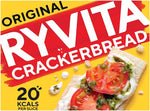 Ryvita Original Crackerbread| L 125g, best before 06/25, pack may come scruffy