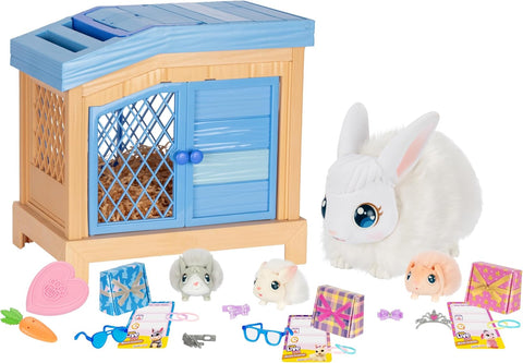 Little Live Pets Mama Surprise - Bunny Feed & Nurture, used-acceptable condition, not working with batteries, scruffy box