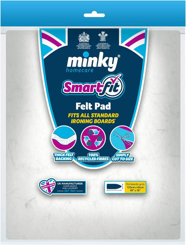 Minky Smart fit Felt Pad, White, 125 x 45 cm- new but scruffy bag