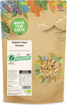 Wholefood Earth Organic SOYA Chunks 1kg- best before 27/11/24