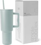 Simple Modern Tumbler 40 oz , green , new but straw missing