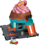 Hot Wheels Let's Race Netflix City Track Set, New but slightly scruffy box