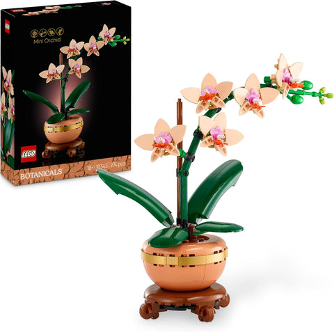 LEGO Botanicals Mini Orchid, New but open, damaged box, bags inside are factory sealed
