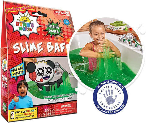 Ryan's World Slime Baff Green , condition: new but broken , scruffy box