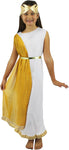 Roman Girl Costume Fancy Dress, Child's Size S (4-6YO), condition new, scruffy packaging