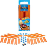 Hot Wheels Track Builder Straight track with Car, New, still factory sealed but scruffy packaging