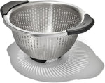 OXO Good Grips Stainless Steel 2.8L Colander, Metal- new but small dent on base