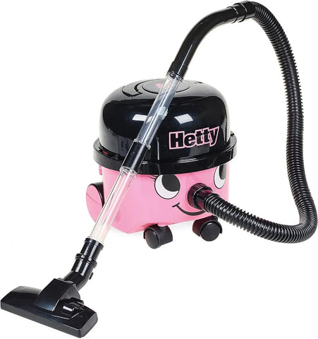 Casdon Hetty Toys - Hetty Vacuum Cleaner, Pink, Used- good, some scuffs, 1 psc missing, tested, scruffy box
