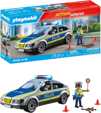 Playmobil | Action Heroes | Police Patrol Car, new but box opened, 1 packet opened inside
