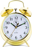 Acctim Bell Alarm Clock - Brass, 16.5x12x5.5 cm, condition new, open, scruffy box
