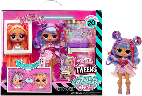 L.O.L. Surprise Tweens, Used- good, no original box, missing hairbrush + clip
