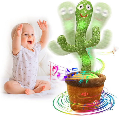 seOSTO Volume Control Singing and Dancing Cactus Toy , used- very good condition , broken box, scruffy box