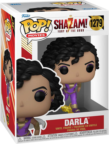 Funko POP! Movies: Shazam 2 - Darla, used - very good condition, box dented (Ref TT7)