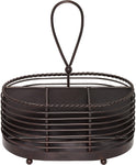 Mikasa Gourmet Basics Wire Napkin and Cutlery Caddy, New but no original packaging, dusted