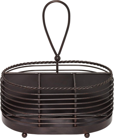Mikasa Gourmet Basics Wire Napkin and Cutlery Caddy, New but no original packaging, dusted