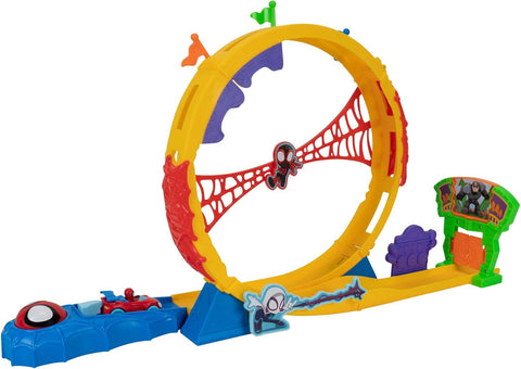 MARVEL Spidey and His Amazing Friends Super Loop Track Set, New, open, scruffy box