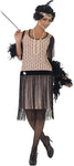 Smiffys 20s Coco Flapper Costume, size L (UK 16-18) condition new, open bag