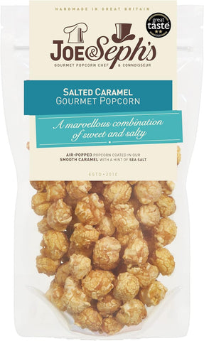 Joe & Sephs Salted Caramel Popcorn 75g- best before 12/24