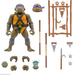 SUPER7 - Teenage Mutant Ninja Turtles Ultimates: Donatello Action, like new , couple of accessories missing , broken box , open box