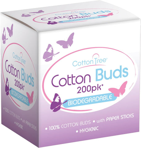 Cotton Tree Biodegradable Cotton Buds 200 Pack